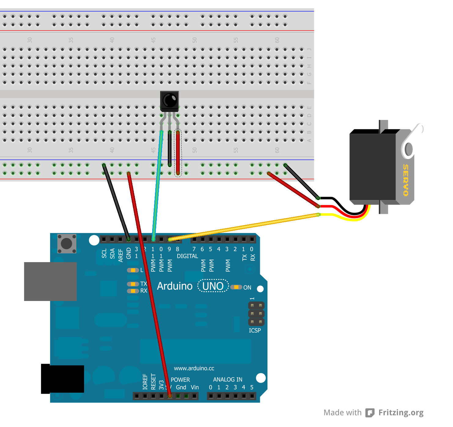 Parts, Arduino Lesson 14. Servo Motors