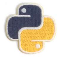Python programming patch awarded to me by Adafruit Industries